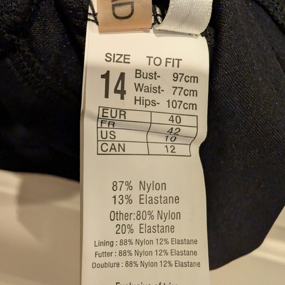 Seafolly Women's Black Solid Strappy Singlet Tankini Swim Top - Picture 8 of 8